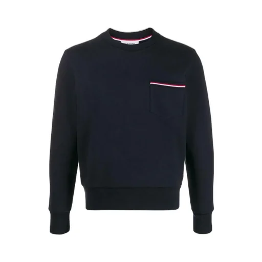 Loopback Stripe Pocket Sweatshirt