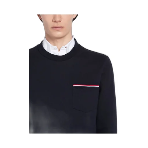 Loopback Stripe Pocket Sweatshirt