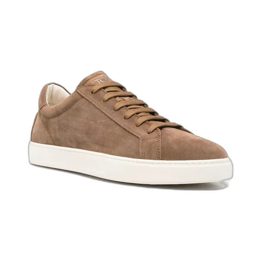 Logo Printed Round Toe Sneakers