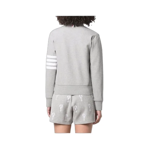 4-Bar Stripe V-Neck Knitted Cardigan