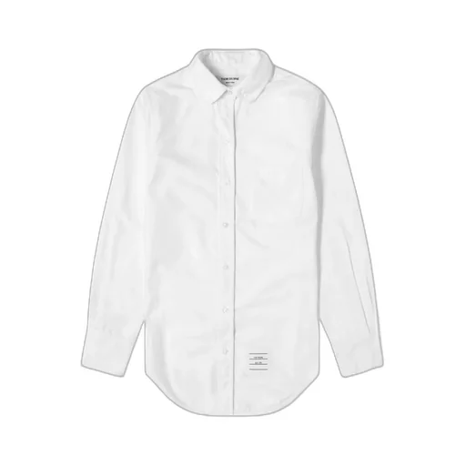 Round-Collar Stripe Detail Shirt