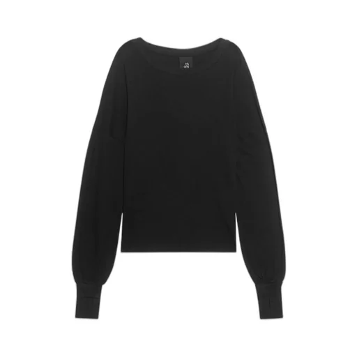 Oversize Longsleeve With Embroidered Wording And Thread Detail
