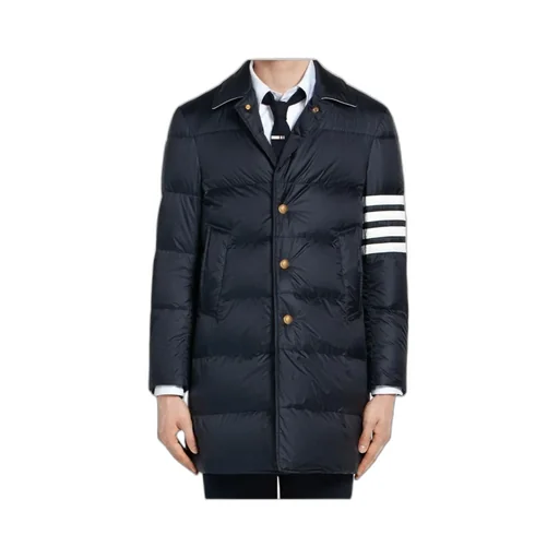 4-Bar Collar Overcoat