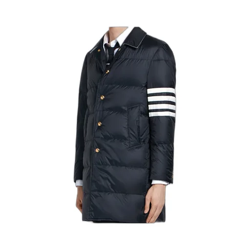 4-Bar Collar Overcoat