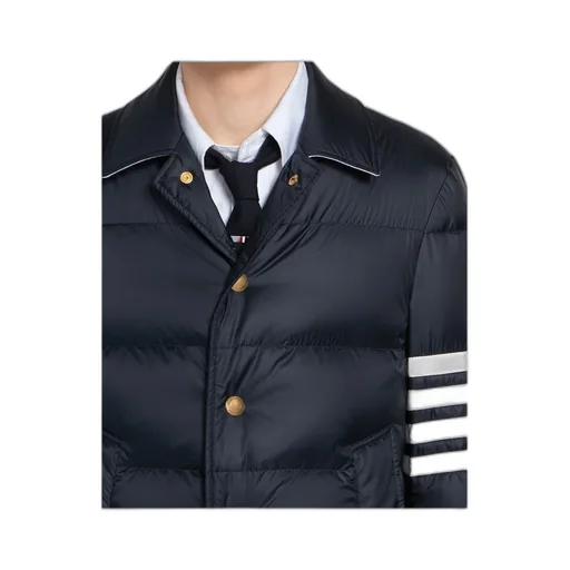 4-Bar Collar Overcoat