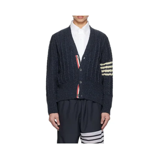 4-Bar Knitted Cardigan