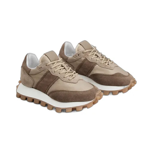 1T Round Toe Lace-Up Sneakers