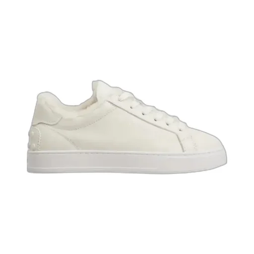 Shearling-Trimmed Sneakers
