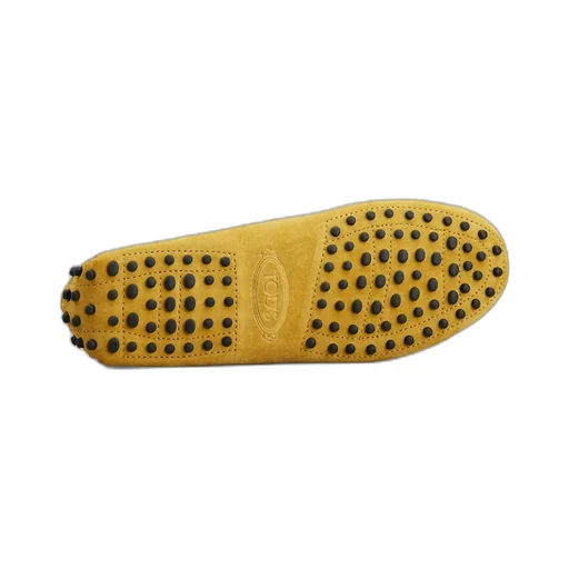 Penny-Slot Suede Loafers