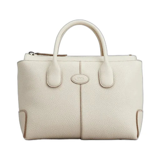 Logo Debossed Top Handle Bag
