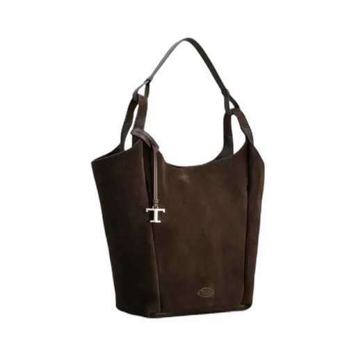 Logo Debossed Medium Bucket Bag