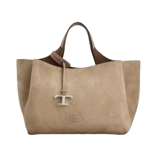 Logo-Charm Tote Bag