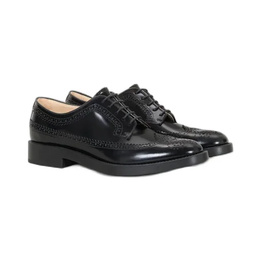 Lace-Up Leather Brogues