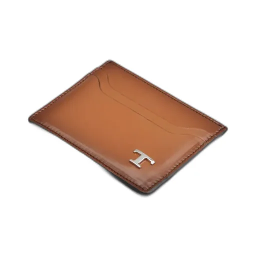 Logo-Plaque Credit Card Holder