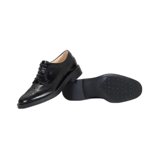 Lace-Up Leather Brogues