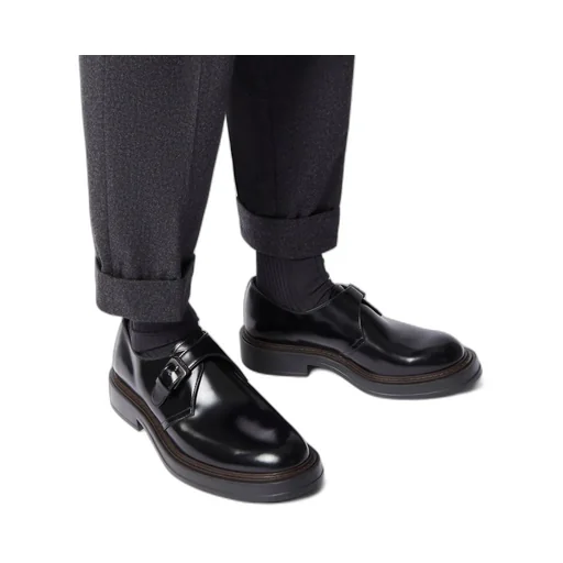 Leather Monk Shoes