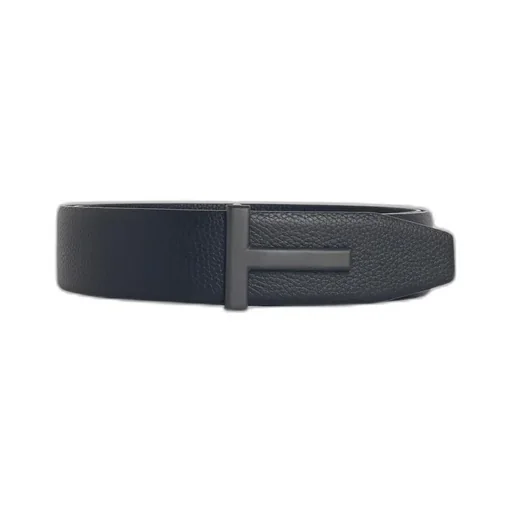 Logo Plaque Buckle Belt