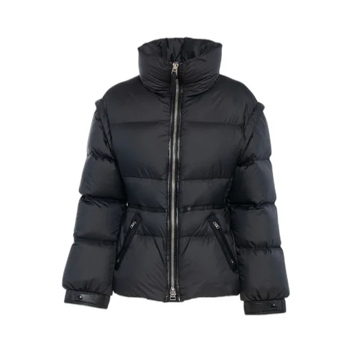 High-Neck Zip-Up Puffer Jacket