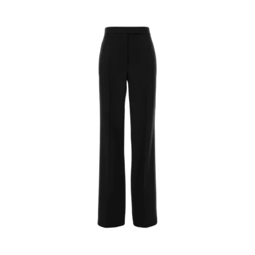 Pressed-Creased Straight Leg Trousers