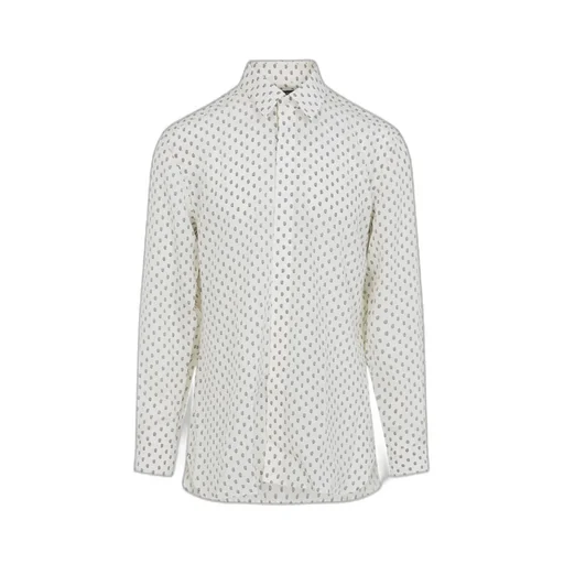 Crepe De Chine Paisley-Print Fluid Fit Shirt