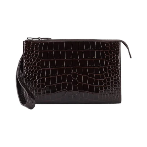 Embossed Clutch Bag