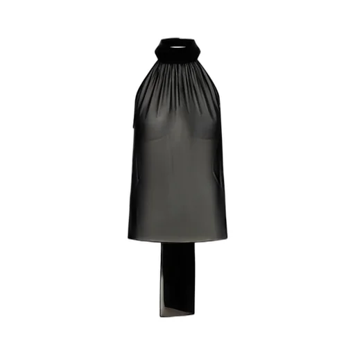 Sleeveless Lavalliere Blouse
