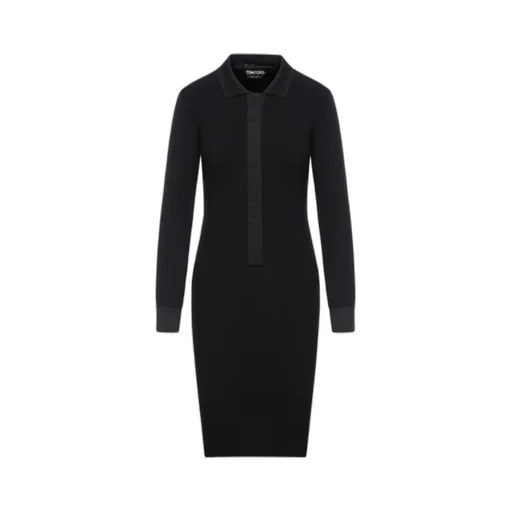 Long-Sleeved Knitted Dress