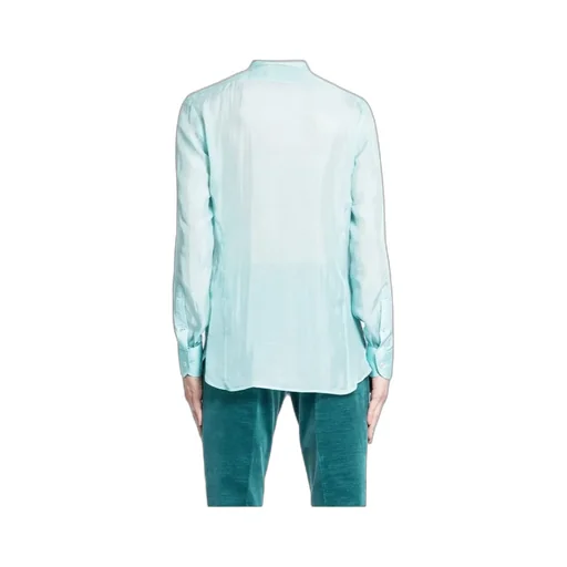 Pleated Long-Sleeved Shirt
