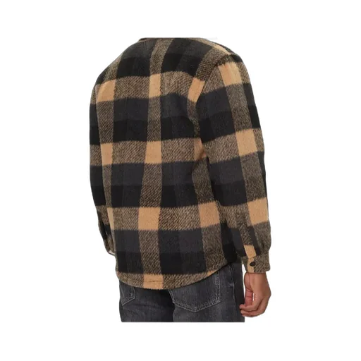 Checked Buttoned Jacket