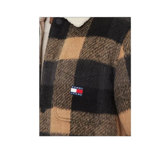 Checked Buttoned Jacket