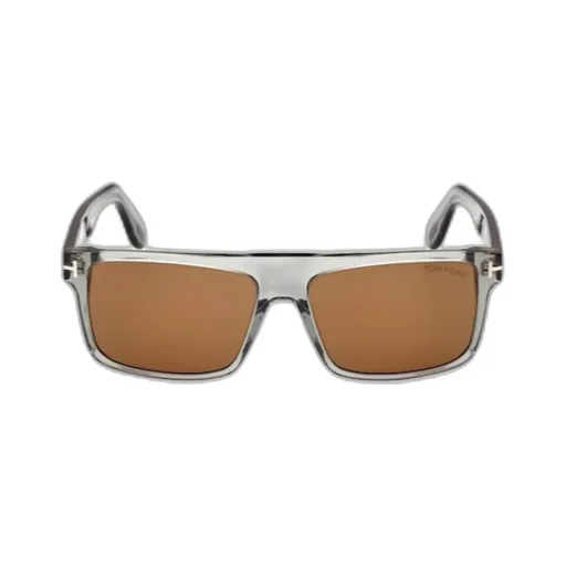 Rectangular-Frame Sunglasses