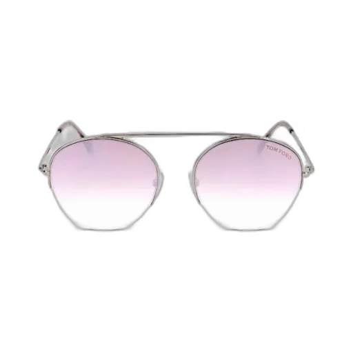 Round-Frame Gradient Sunglasses