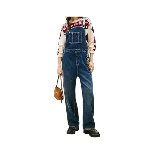 Denim Overalls