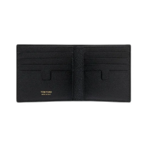 T Logo Bi-Fold Wallet