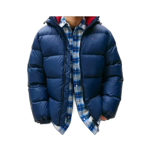 Water Repellent Down Hooded Jacket