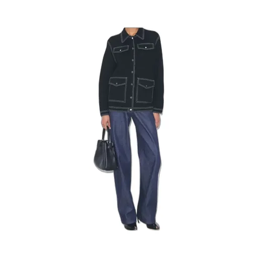 Topstitch Wool Jacket