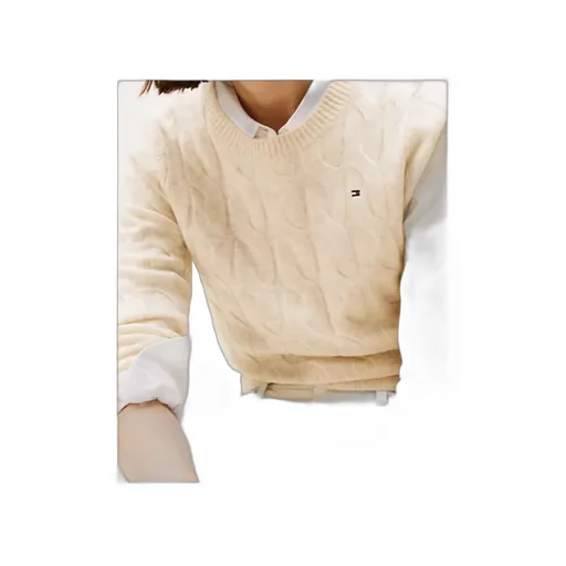 Soft Wool Cable Knit Sweater