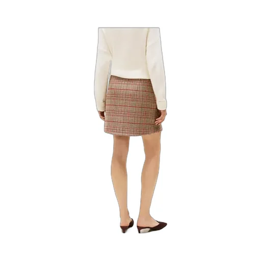 Check Tweed Mini Skirt