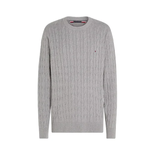 Cable-Knit Crew-Neck Sweater