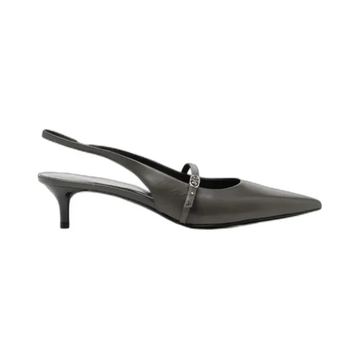 45Mm Logo-Buckle Slingbacks