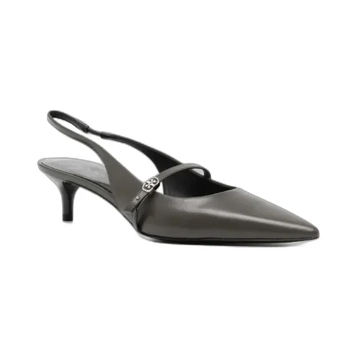 45Mm Logo-Buckle Slingbacks