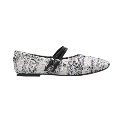 Strap-Detail Ballet Flats
