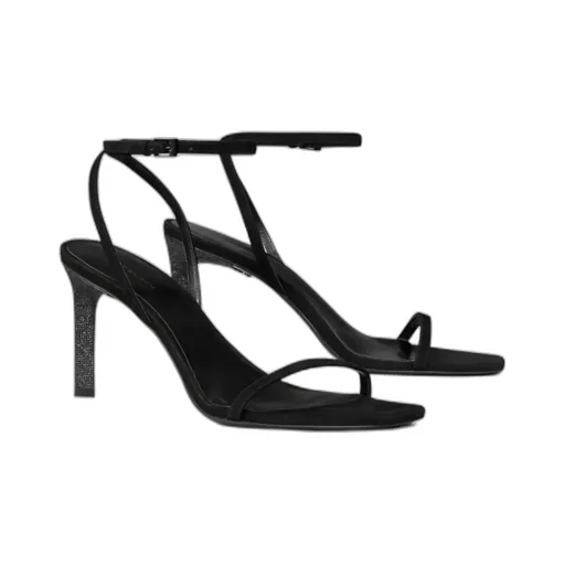 90Mm Pavé Heeled Sandals