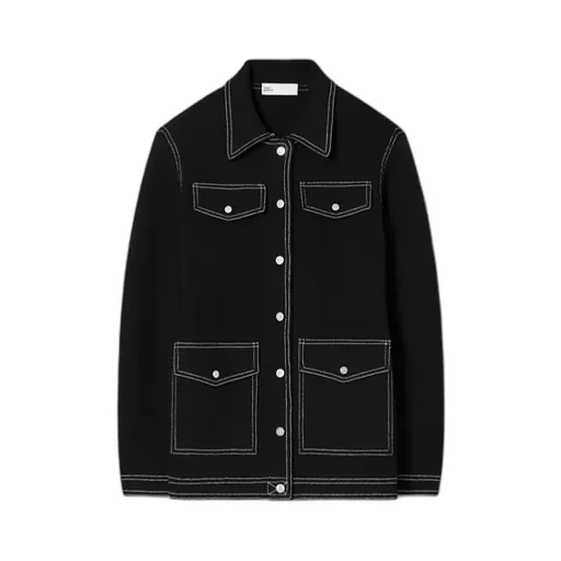 Topstitch Wool Jacket