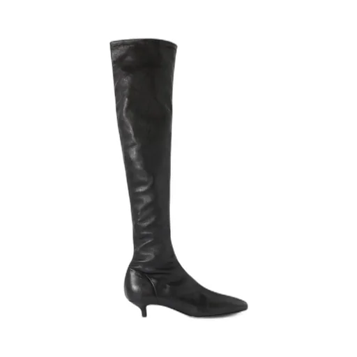 Nappa Leather Knee-High Boots
