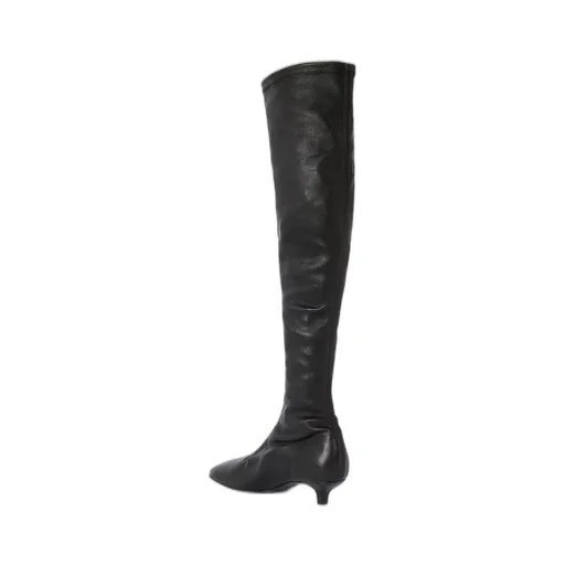 Nappa Leather Knee-High Boots