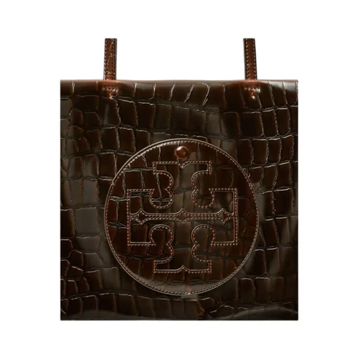 Ella Croc-Embossed Tote