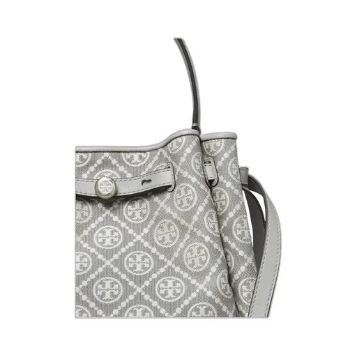 Romy T Monogram Bucket Bag