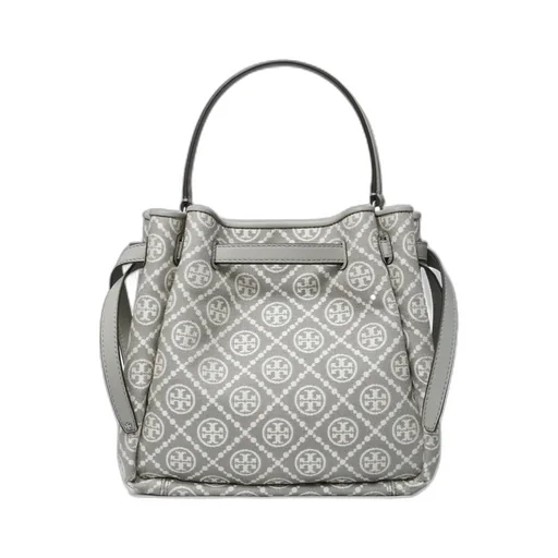 Romy T Monogram Bucket Bag