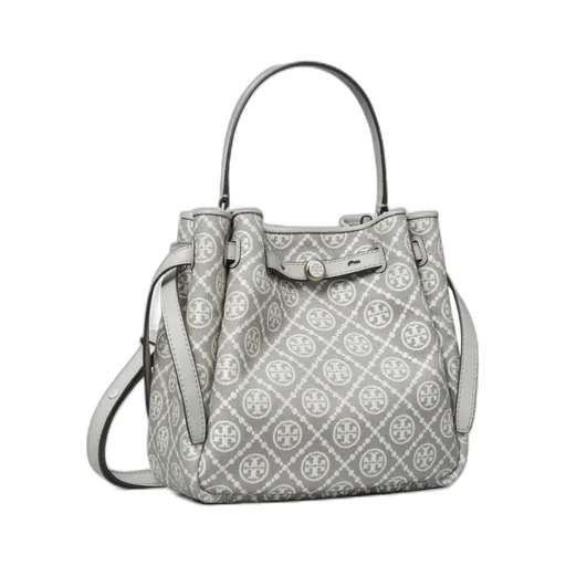 Romy T Monogram Bucket Bag